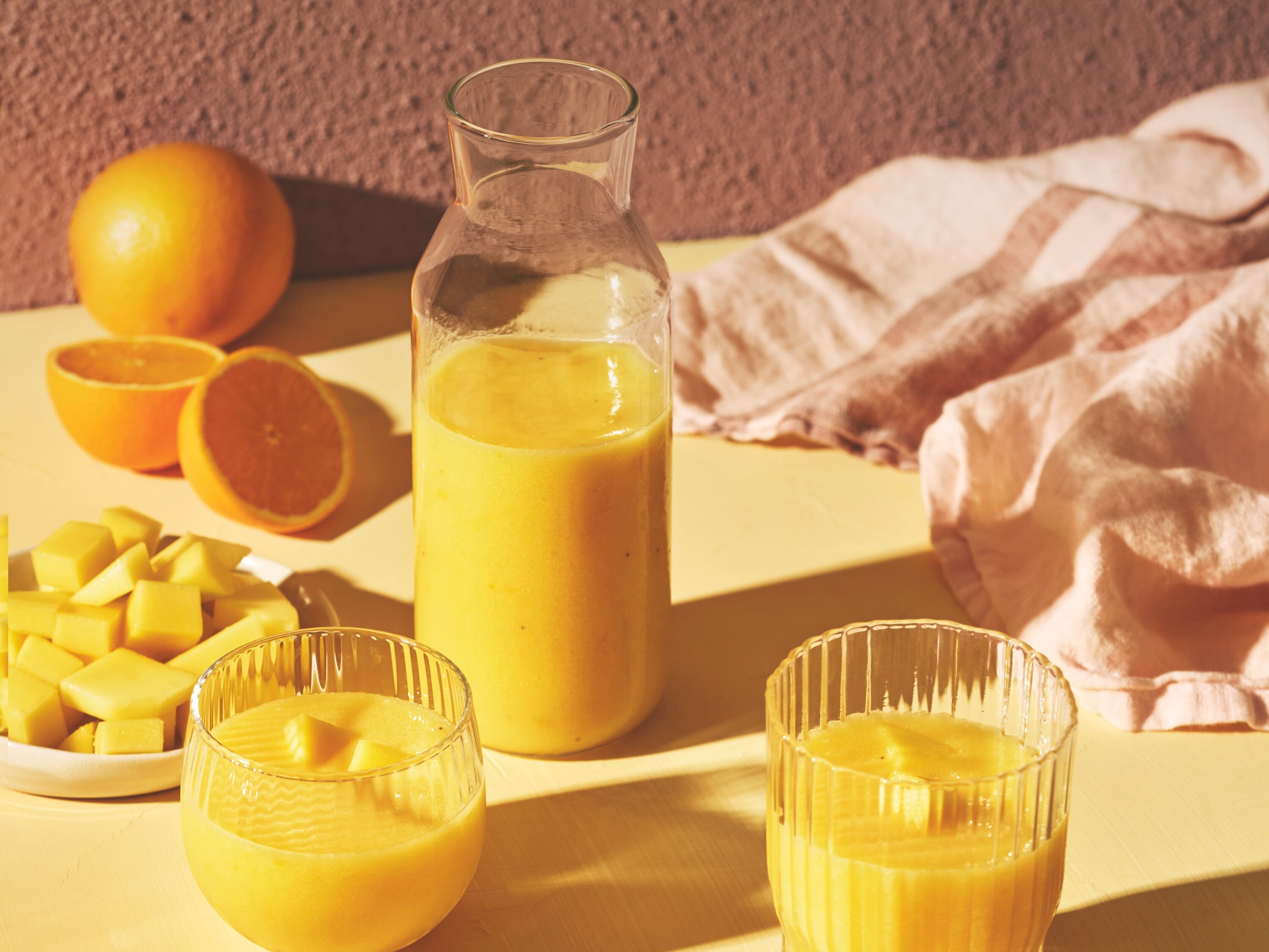 Trooppinen smoothie kollageenilla