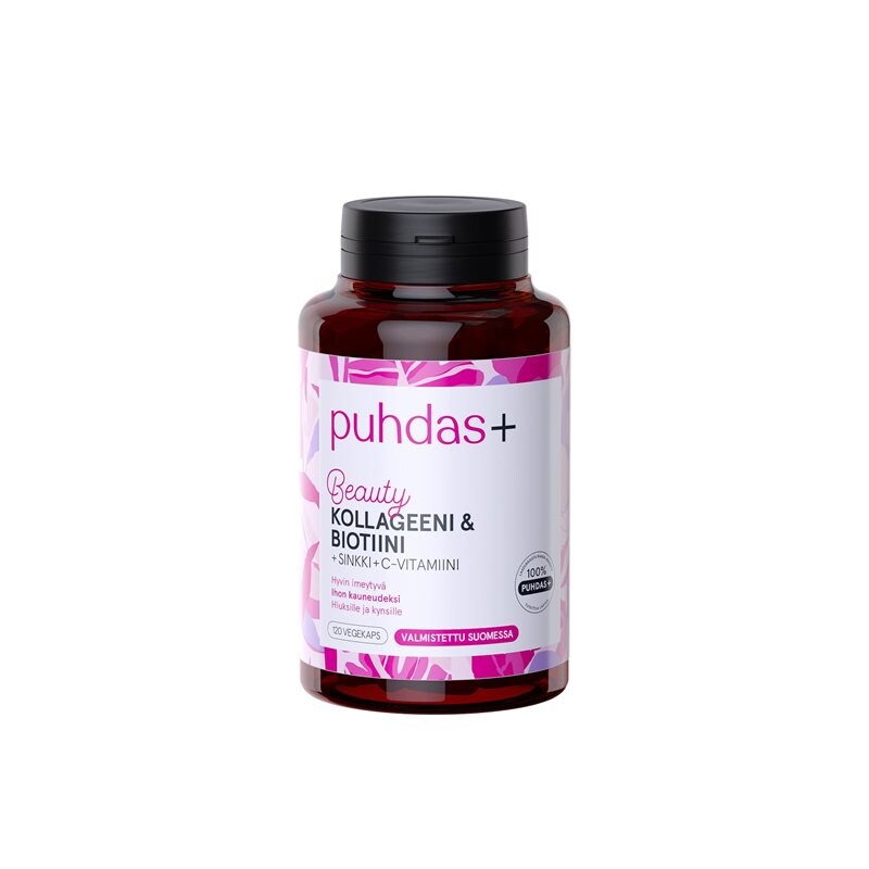 PUHDAS+ BEAUTY KOLLAGEENI&BIOTIINI