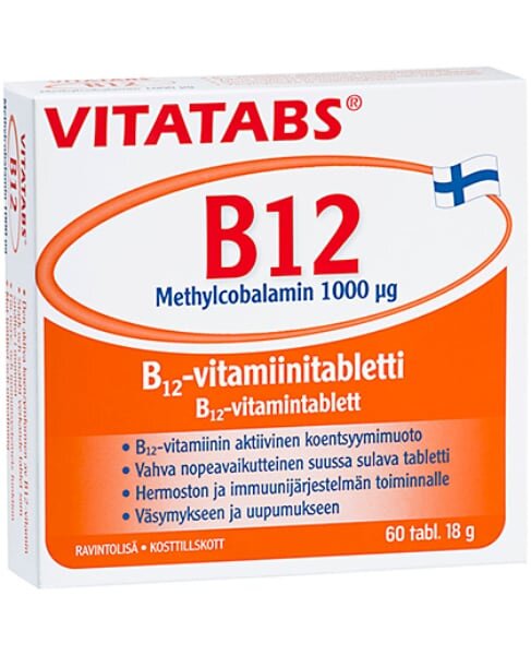 Vitatabs B12 Methylcobalamin 1000µg 60 tab