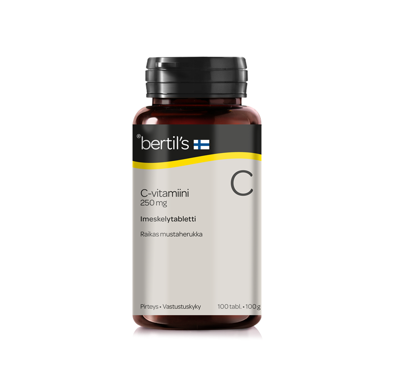 Bertil's C-vitamiini purutabl 250 mg