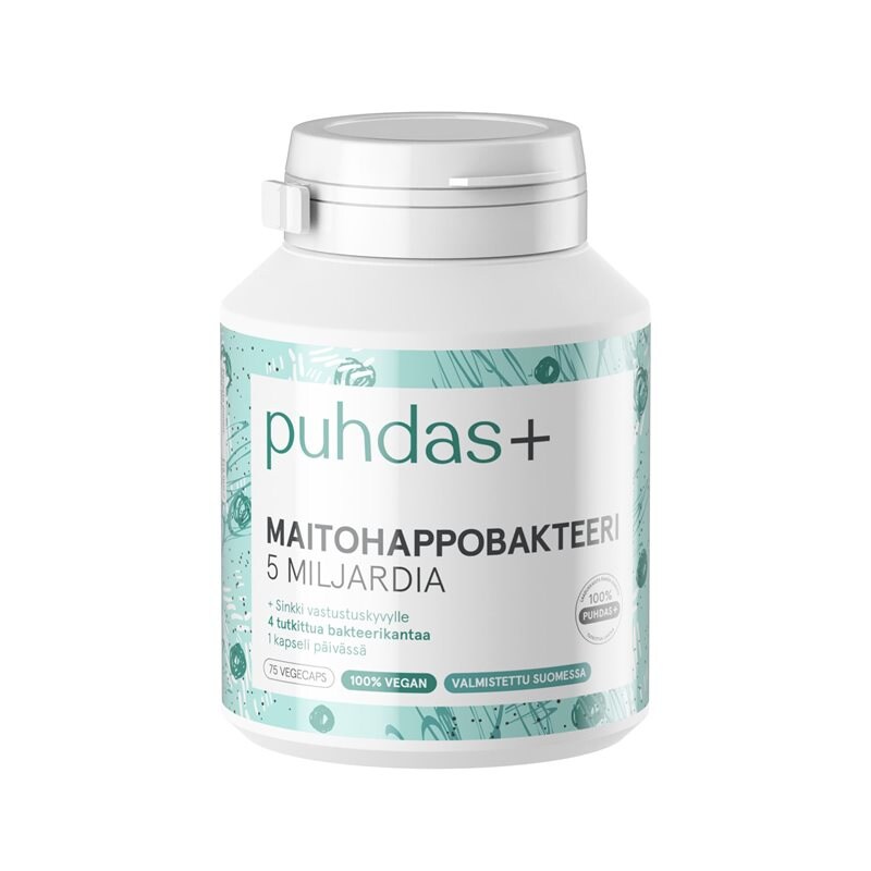 PUHDAS+ MAITOHAPPOBAKTEERI 5 MRD