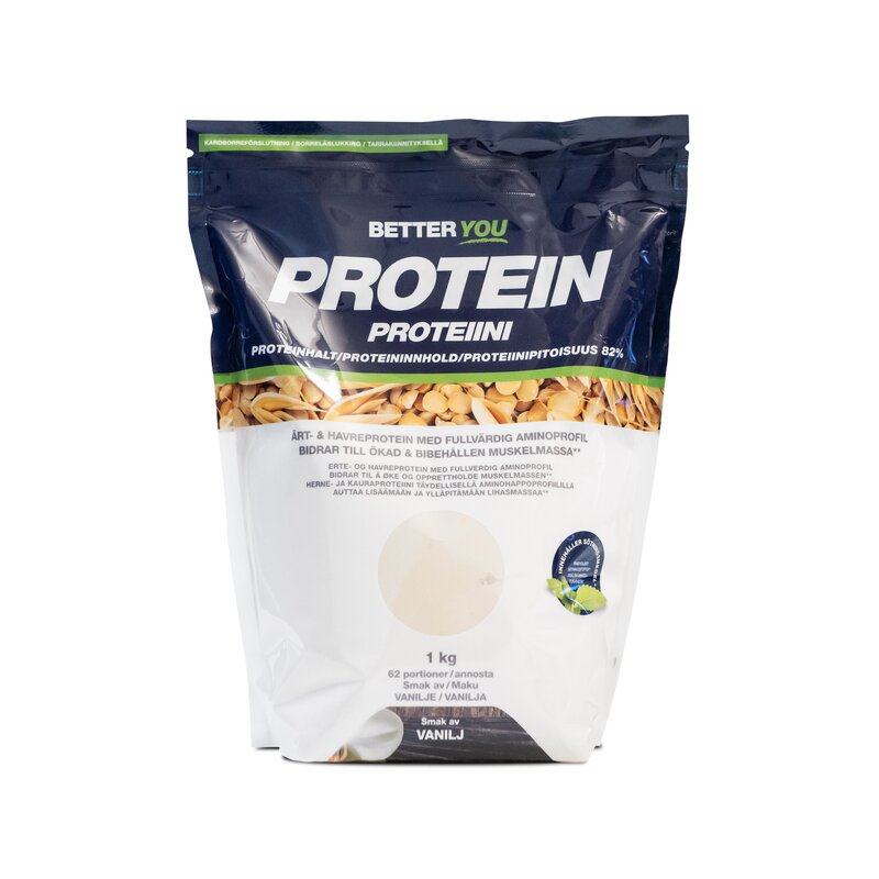Better You Herneproteiini ja kauraproteiini - Vanilja