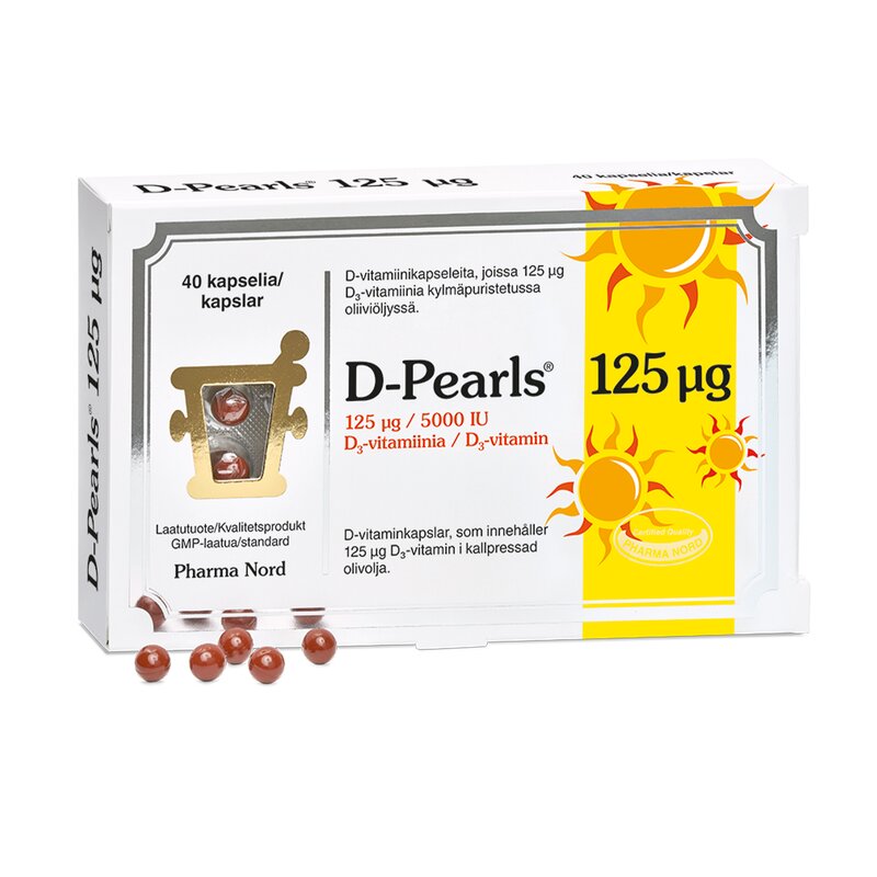 D-Pearls 125ug 40 kap