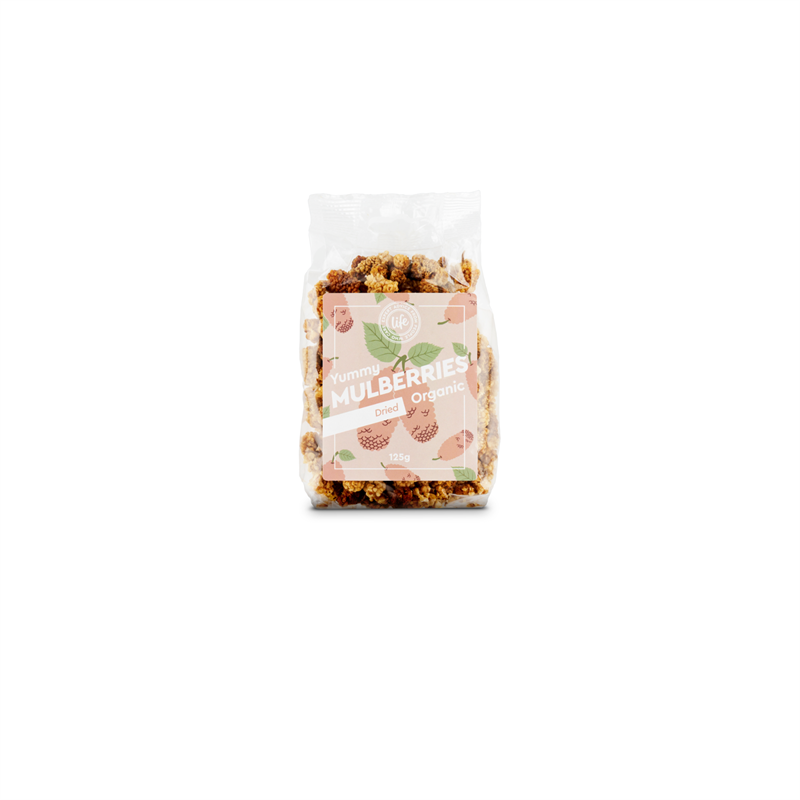 Life Yummy Mulberries mulperinmarjat, luomu