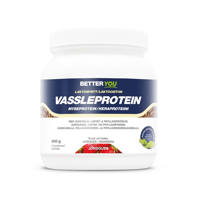 Better You Laktoositon heraproteiini - Mansikka