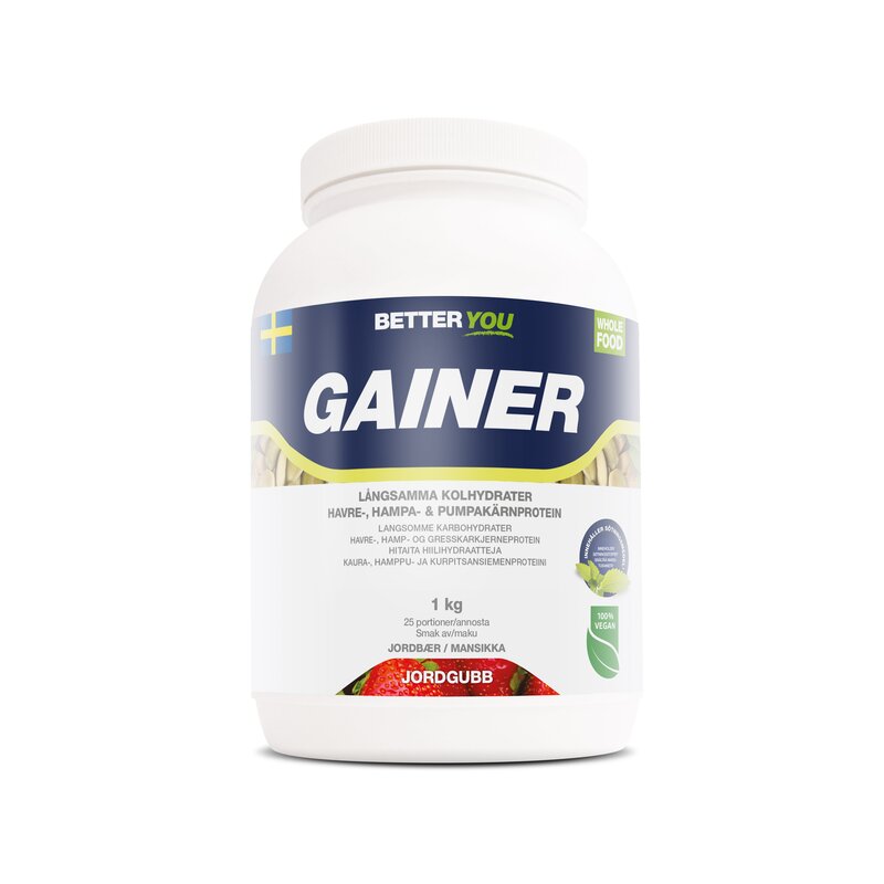 Better You Kokonaistuotevahvistin 1kg- Mansikka