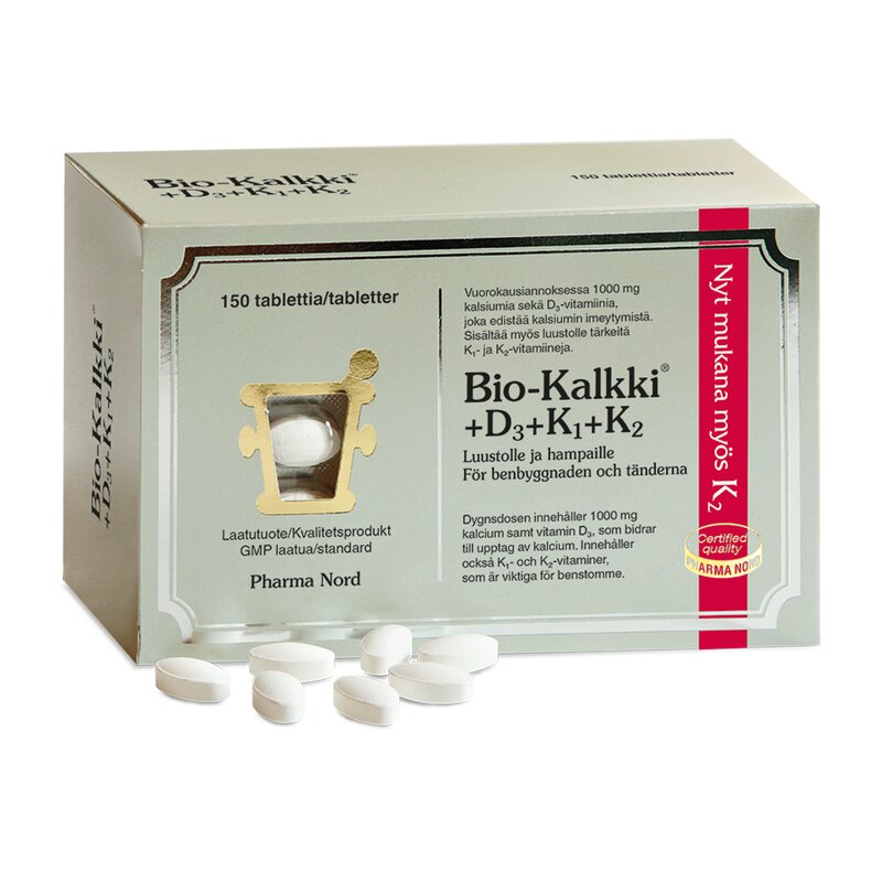 Bio-Kalkki D3 K1 K2 150 tab
