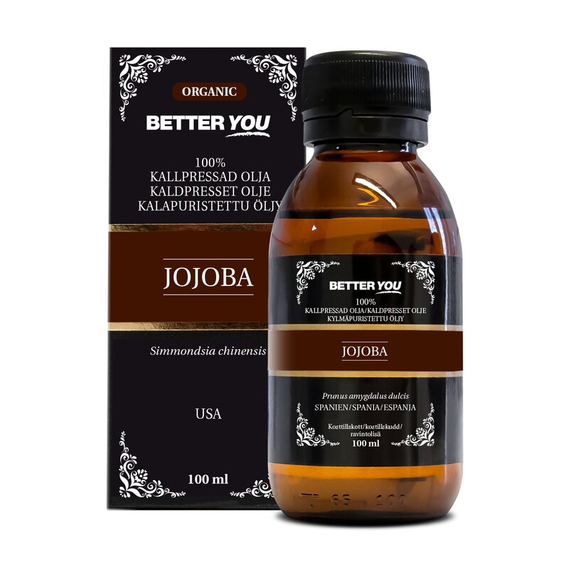 Better You Luomu Kylmäpuristettu Jojobaöljy - 100 ml
