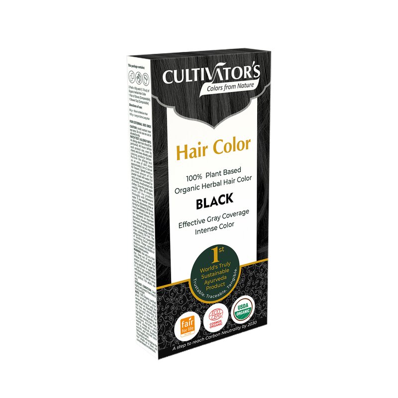 Cultivator's Organic Herbal Hair Color Hiusväri, Black