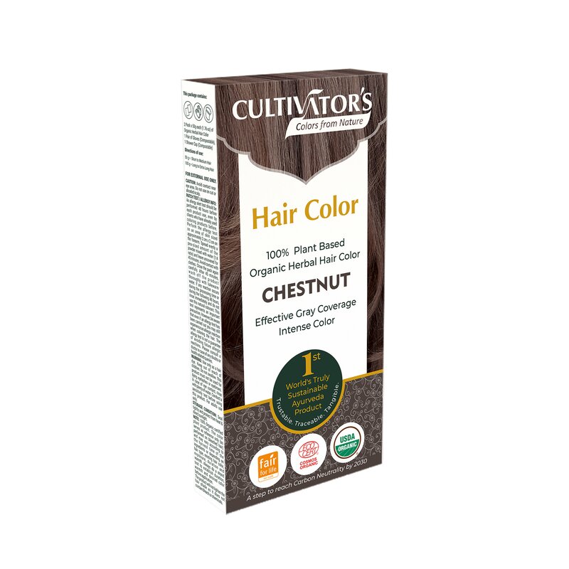 Cultivator's Organic Herbal Hair Color Hiusväri, Chestnut