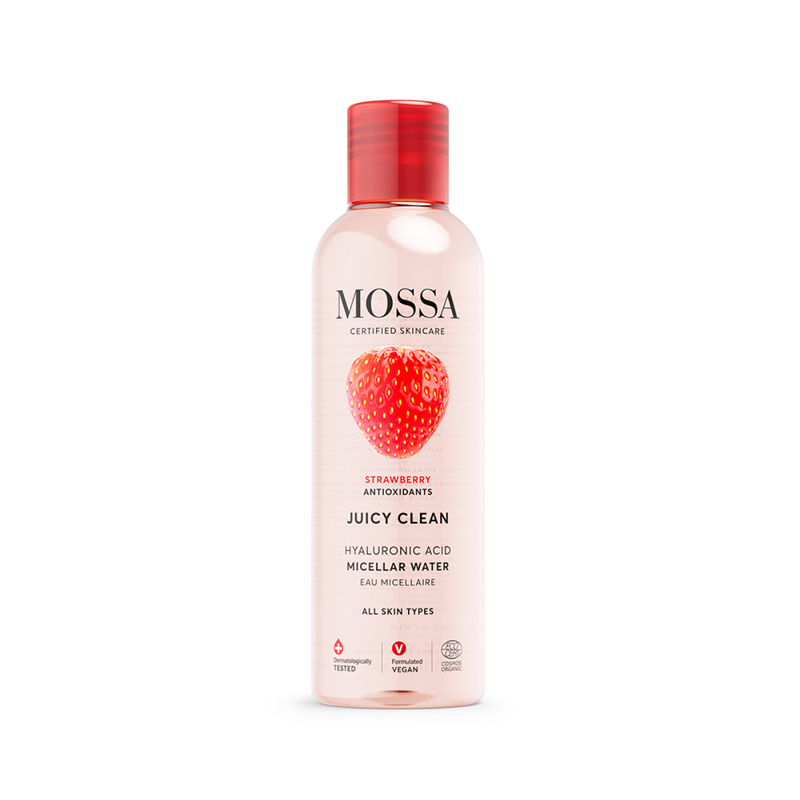 Mossa Juicy Clean misellivesi mansikka