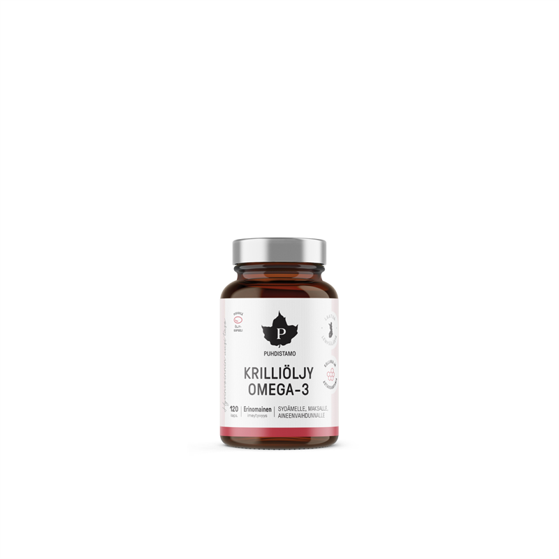 Puhdistamo Krilliöljy Omega-3 120 kap