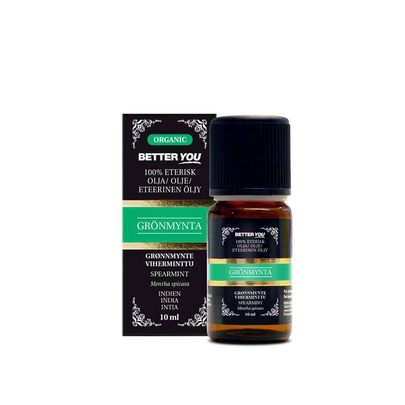 Better You Vihreäpiparminttuöljy EKO Eteerinen -10 ml