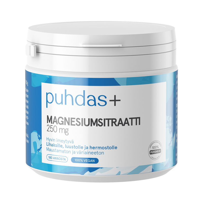 Puhdas+ Magnesiumsitraatti 200g