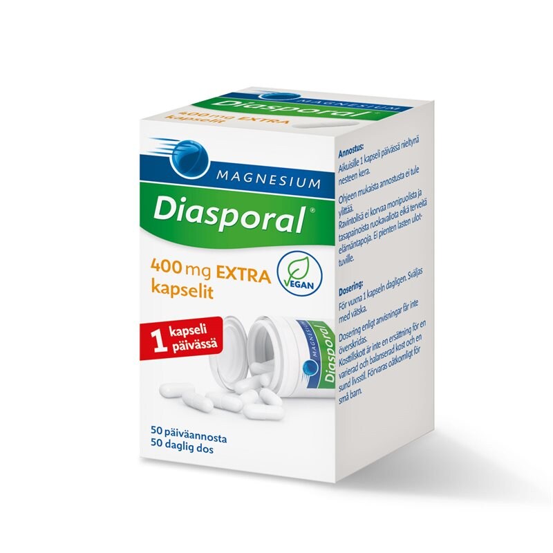 Diasporal Magnesium 400 EXTRA kapseli 50 kaps