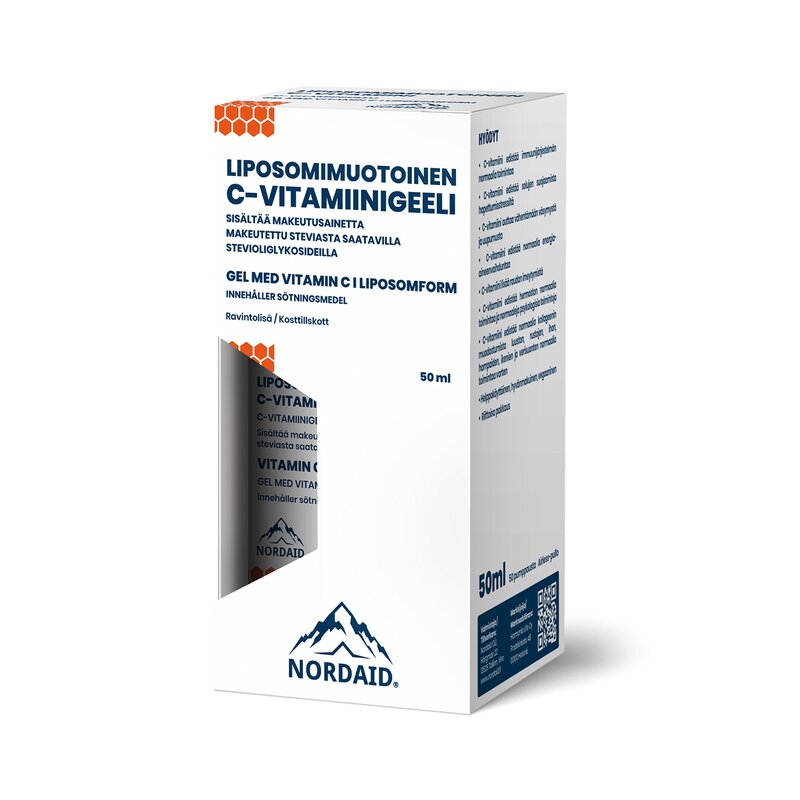 Nordaid Liposomaalinen C-vitamiinigeeli 1000 mg geeli pullo 50 ml