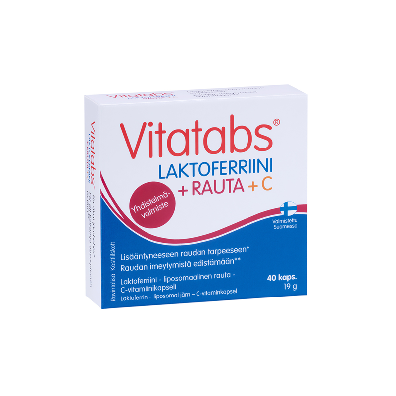 Vitatabs Laktoferriini + Rauta + C 40 cap