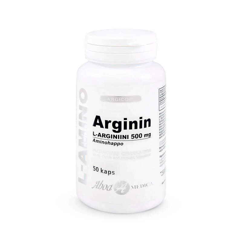 L-arginiini 500 mg 50 kaps