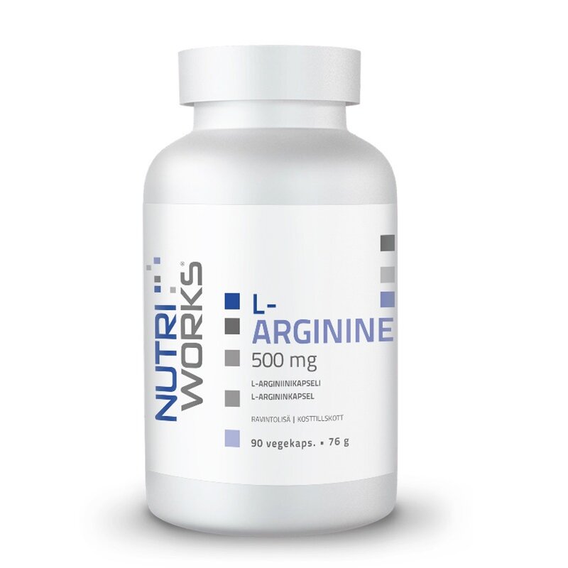 Nutri Works L-Arginine 500 mg 90 vegekaps