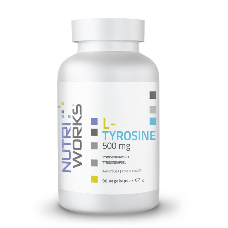 Nutri Works L-Tyrosine 500 mg 90 vegekaps