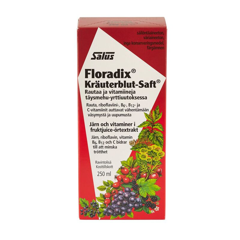 Salus Floradix rautavalmiste 250ml