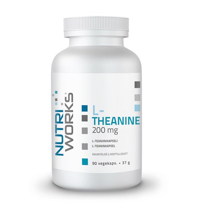 Nutri Works L-Theanine 200 mg 90 vegekaps