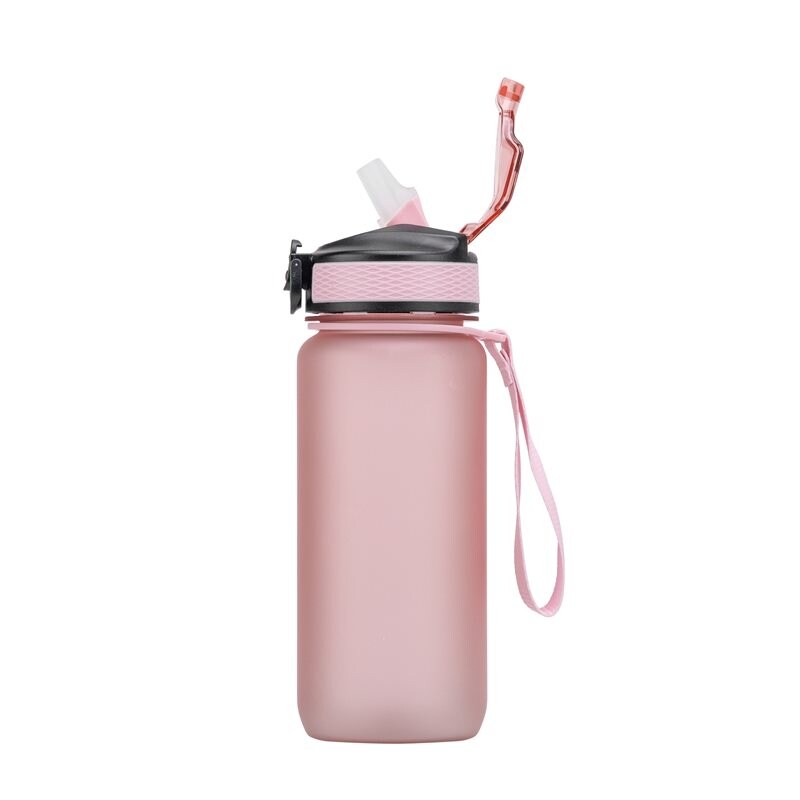 Motivaatiopullo Pinkki tekstitön 600ml