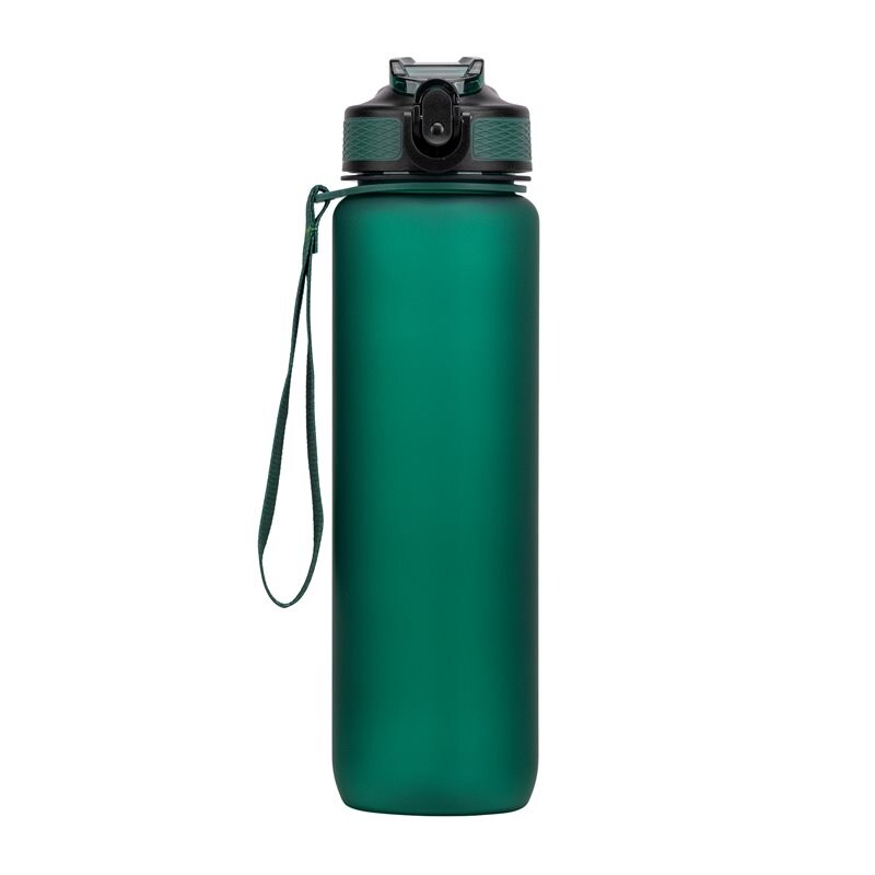 Motivaatiopullo Vihreä tekstitön 1000 ml