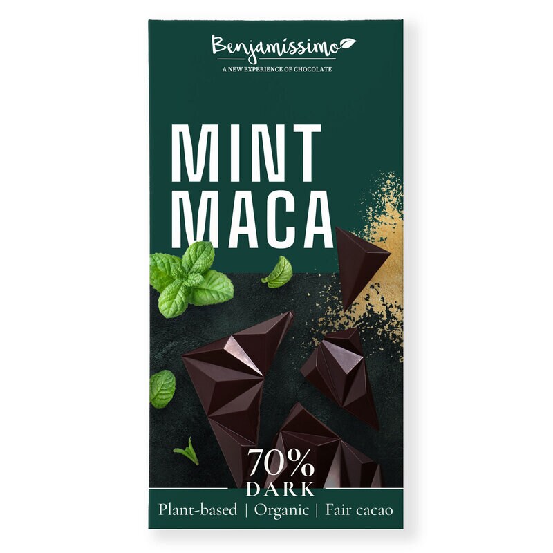Suklaa Tumma 70% Minttu & Maca