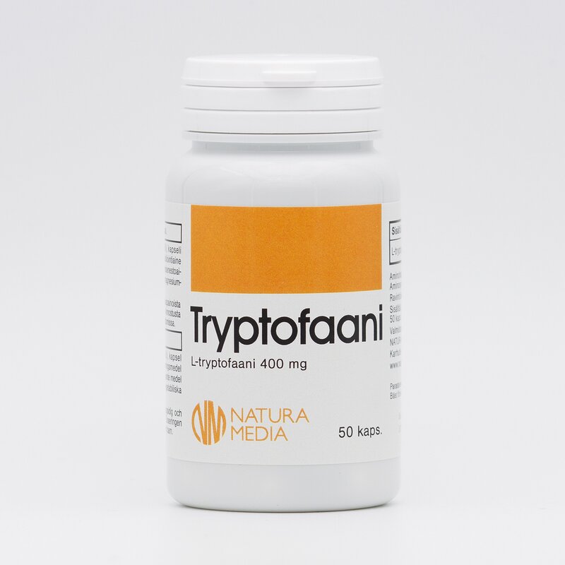 Tryptofaani 400 mg 50 kaps
