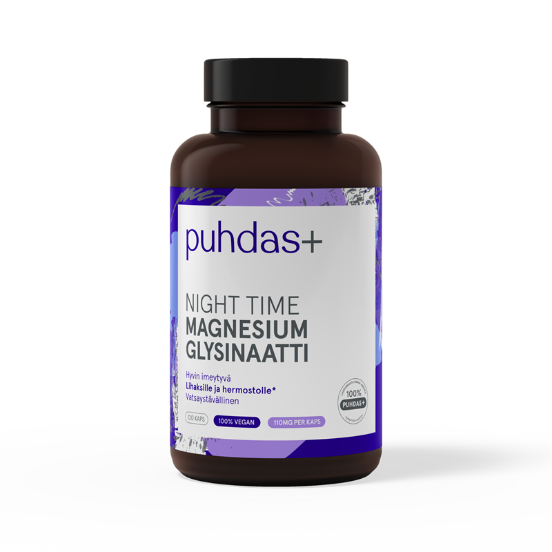 Puhdas+ Night Time Magnesiumglysinaatti