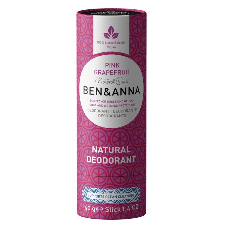 Ben & Anna Pink Grapefruit Natural Deodorant 40g