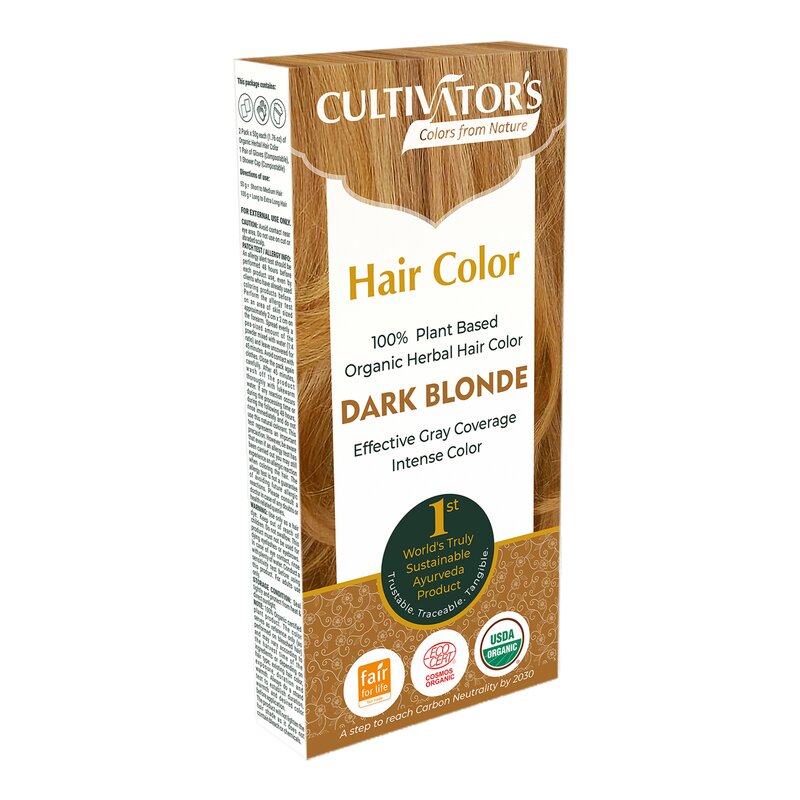 Cultivator's Plant Based Organic Herbal Hair Color Dark Blonde