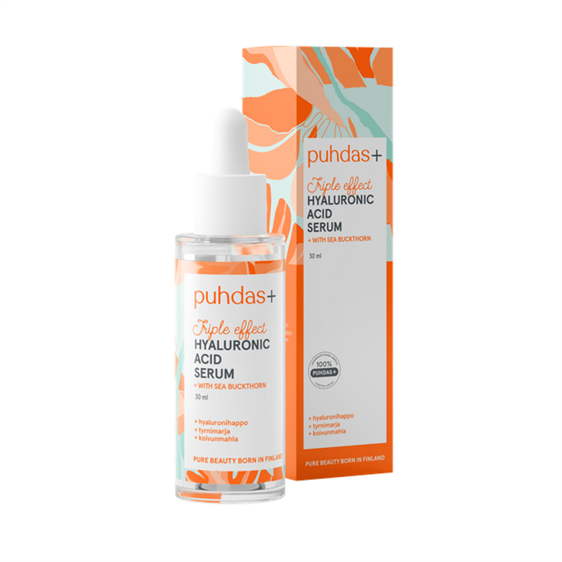 Puhdas+ Hyaluronic Acid Serum+Tyrni 30ml