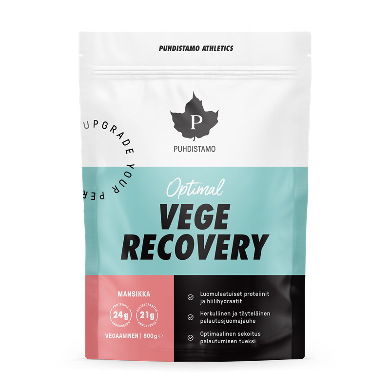 Puhdistamo Optimal Vege Recovery, mansikka 800 g