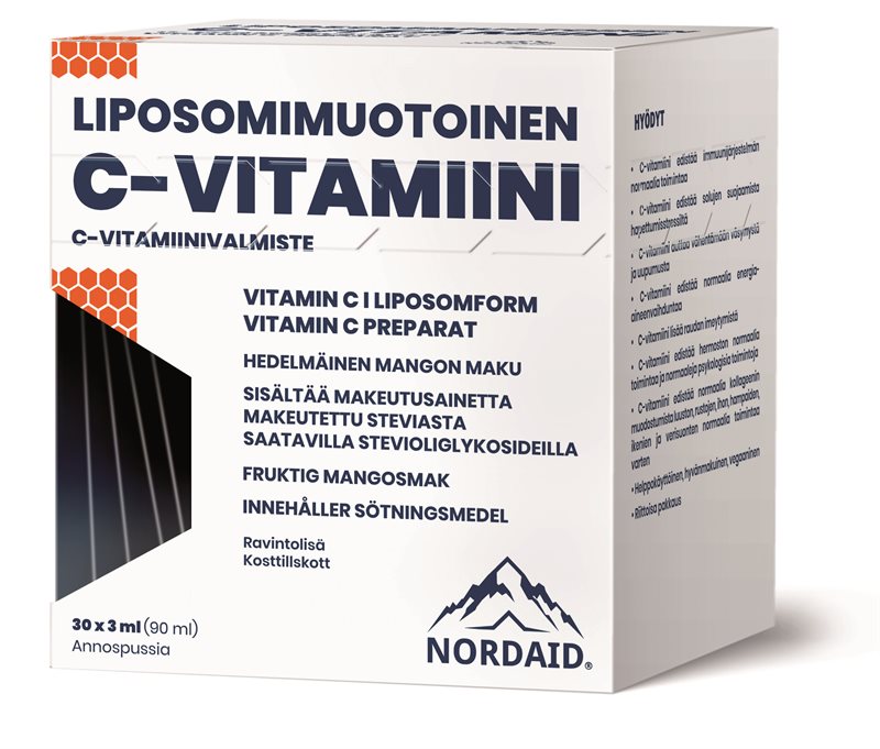 Nordaid Liposomi C, C-vitamiinivalmiste 30pss x3ml