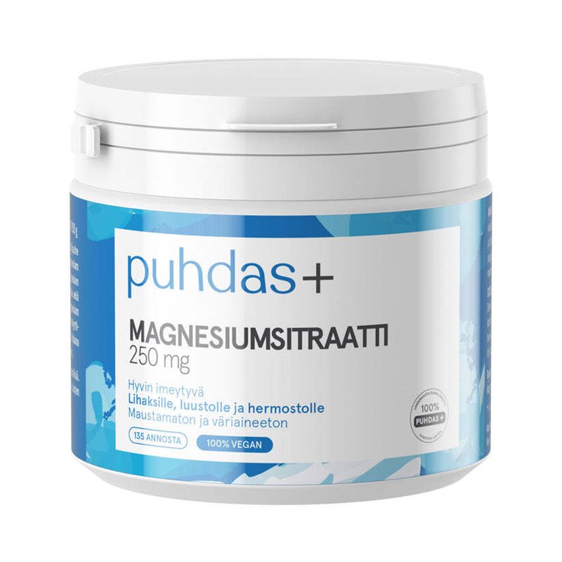 Puhdas+ Magnesiumsitraatti 150g