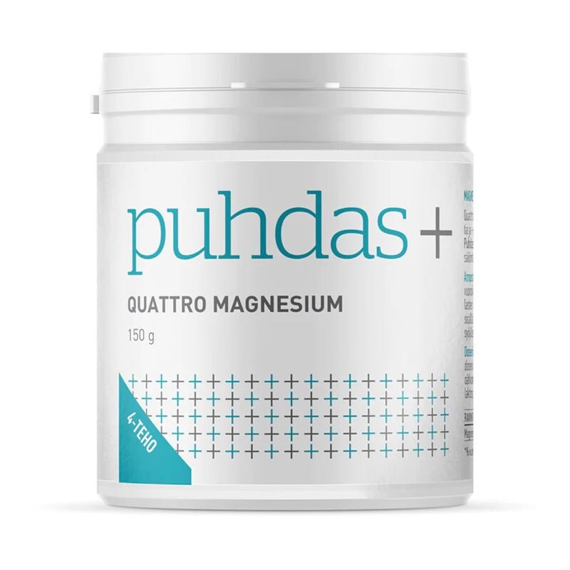Puhdas+ Quattro Magnesium jauhe 150 g