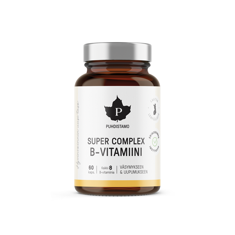 Puhdistamo Super Complex B-vitamiini 60 kaps.