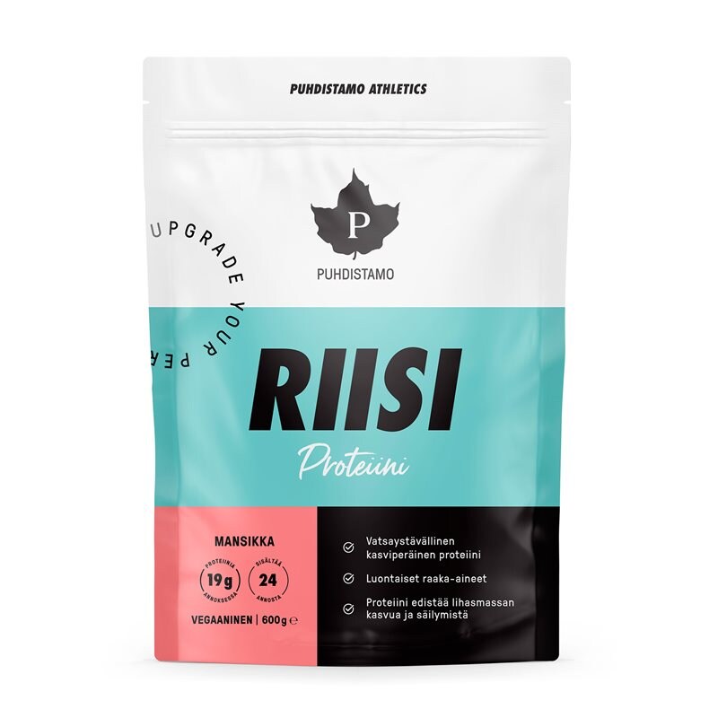 Puhdistamo Riisiproteiini Mansikka