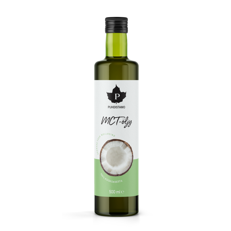 Puhdistamo MCT-öljy 500 ml