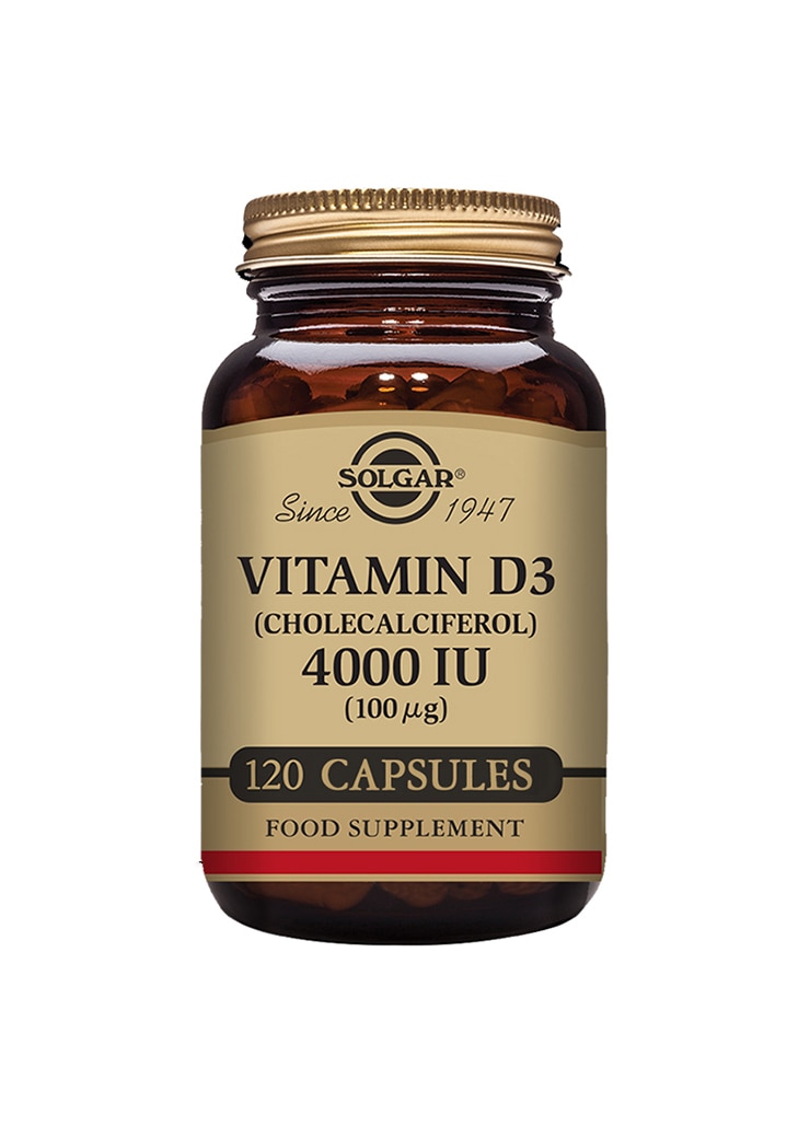 Solgar Vahva D3-vitamiini 100 µg