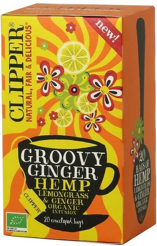 Clipper Groovy Ginger yrttitee, luomu 20 ps