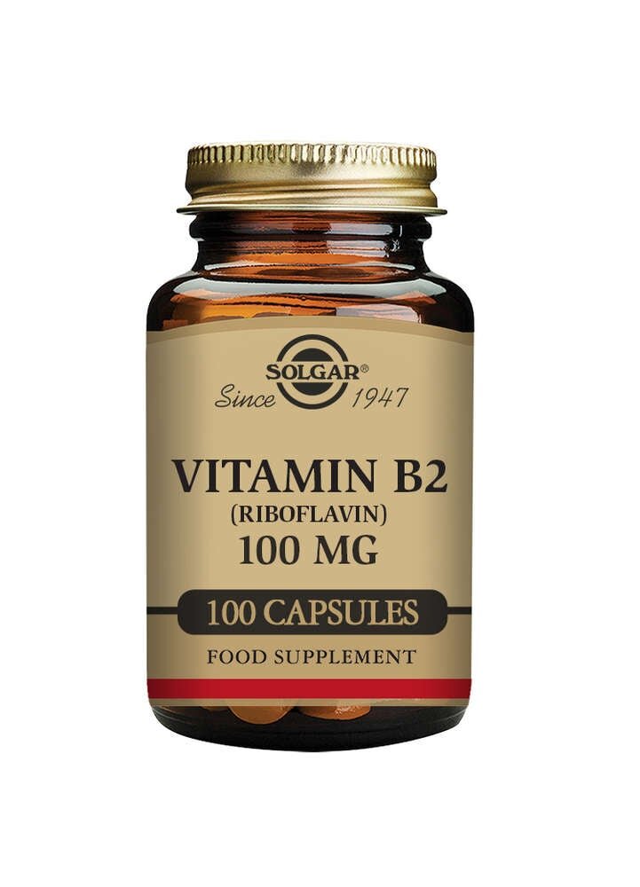Solgar Vitamin B2 (Riboflaviini) 100 mg