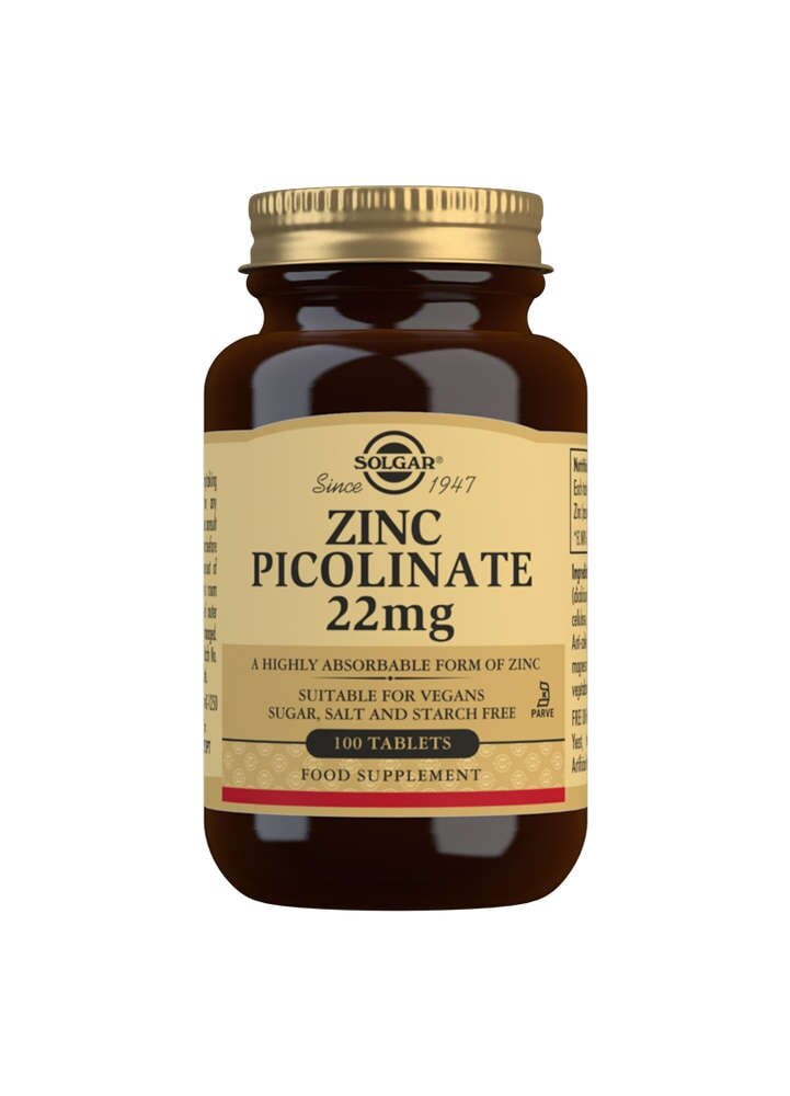 Solgar Zinc Picolinate 22 mg