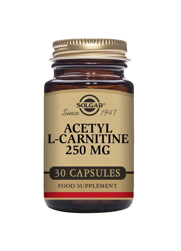 Solgar Asetyyli L-karnitiini 250 mg