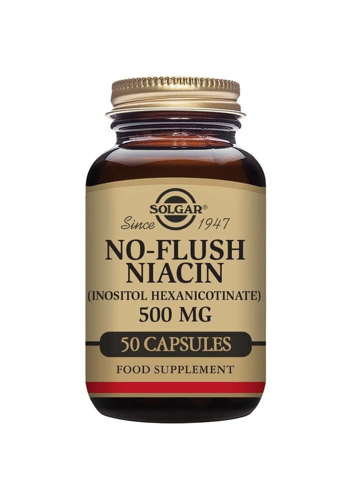 Solgar No-Flush Niacin 500 mg