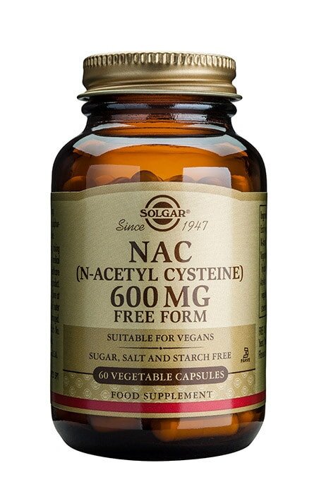 Solgar NAC 600 mg 60 kap