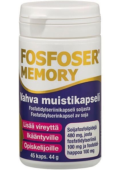 Fosfoser Memory fosfatidylseriinikapselit 45 kaps