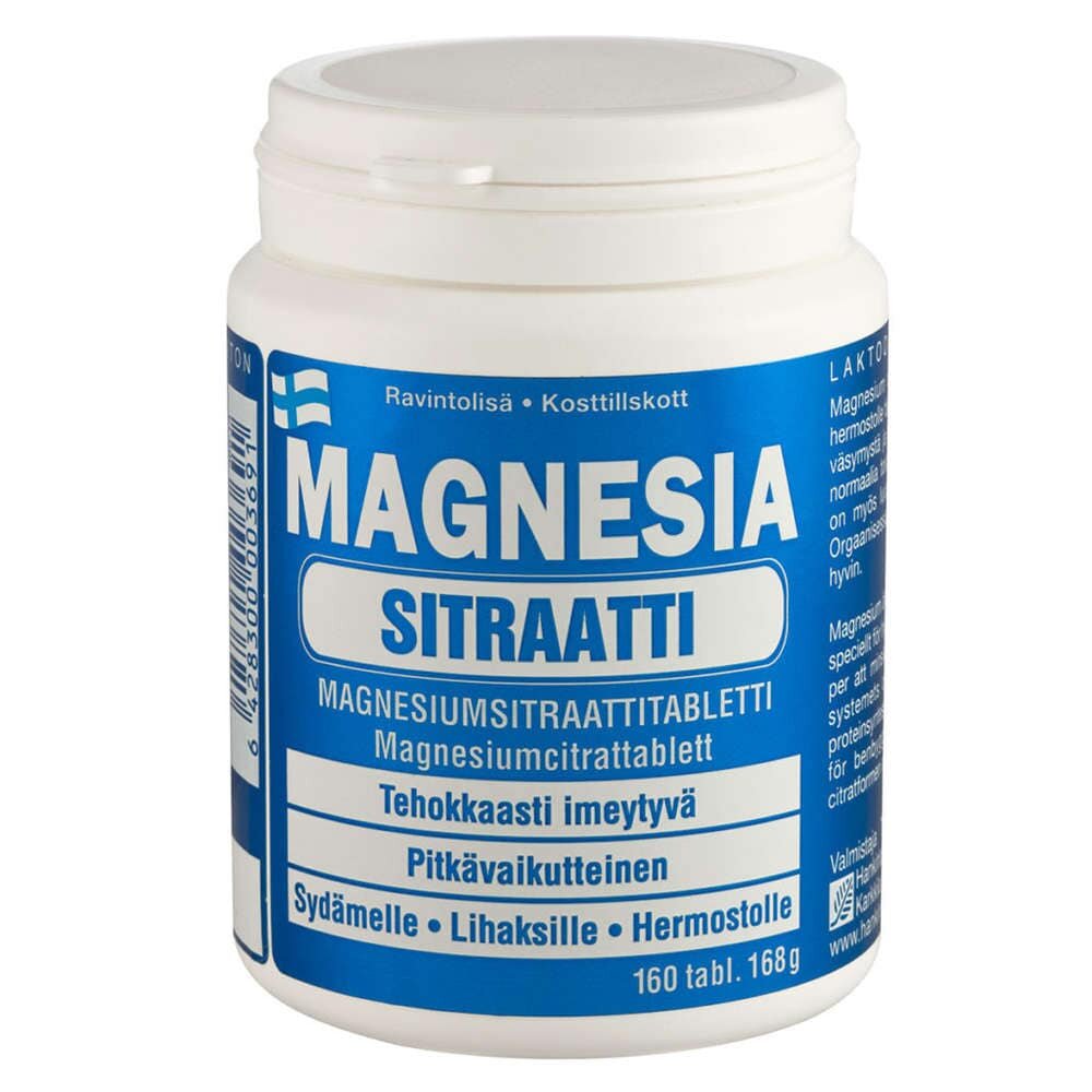 Magnesia Sitraatti magnesiumsitraattitabletti